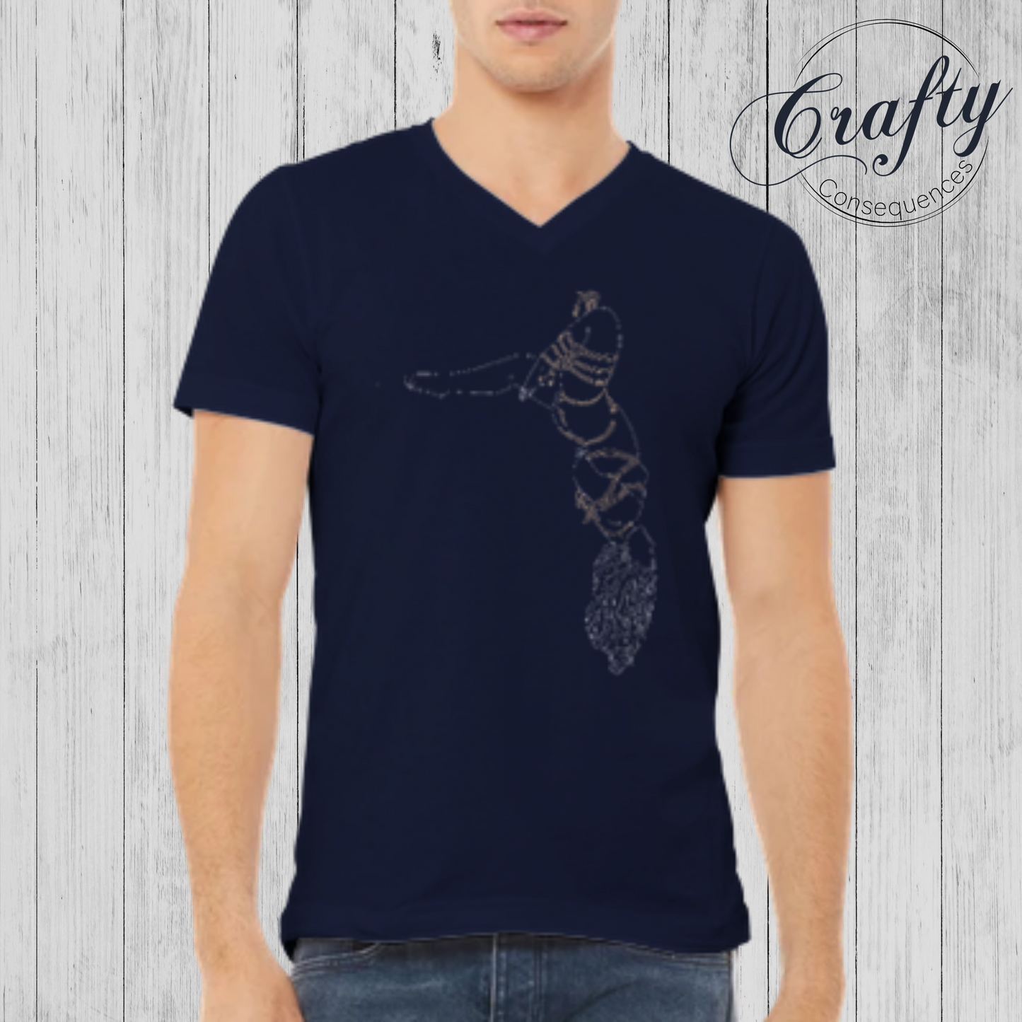 Futomomo Shibari Drawing – Premium Unisex Crewneck T-Shirt