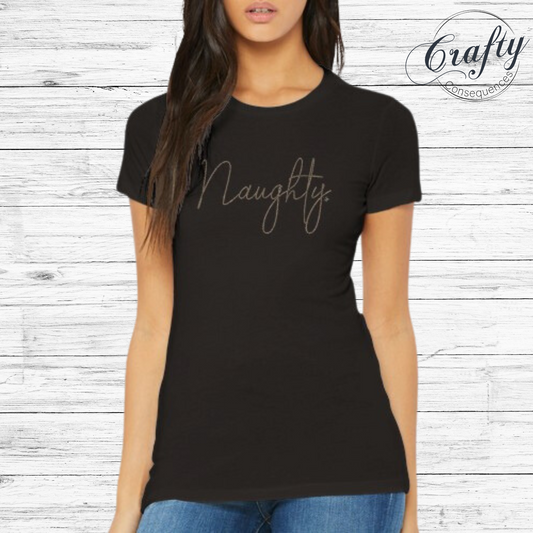 Jute Naughty Rope – Premium Women's Crewneck T-Shirt