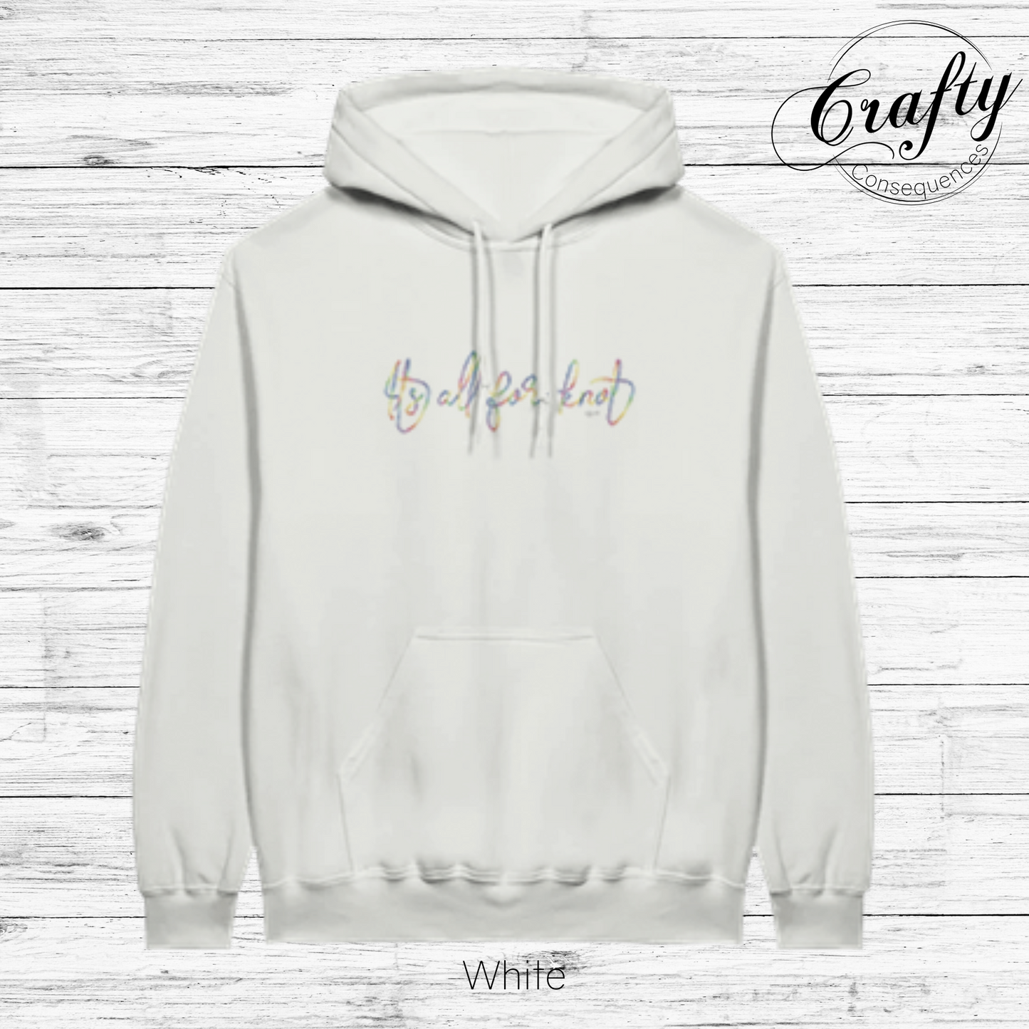It’s All for Knot – Rainbow Classic Unisex Pullover Hoodie