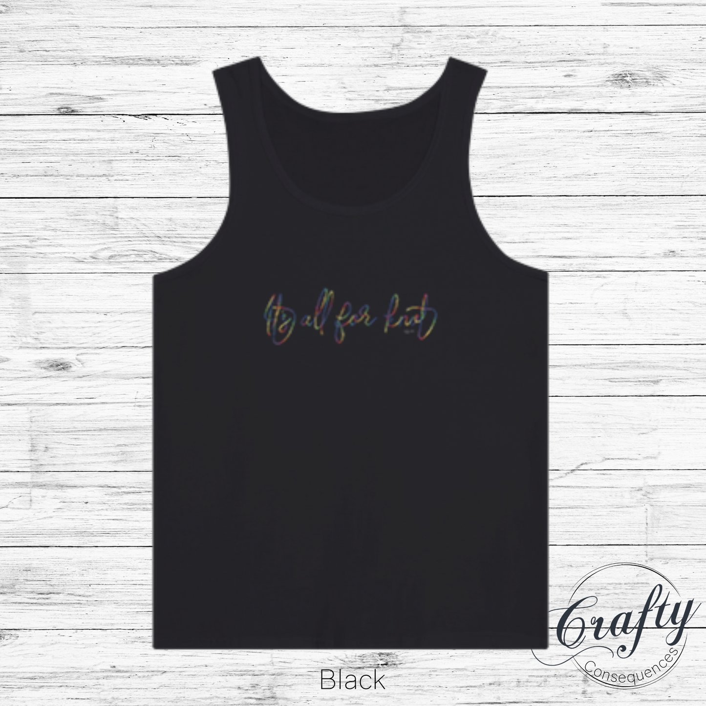 It’s All for Knot – Rainbow Premium Unisex Tank Top