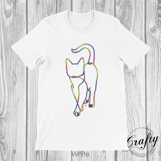 Subtle Rope Kitten V2 – Premium Unisex Crewneck T-Shirt