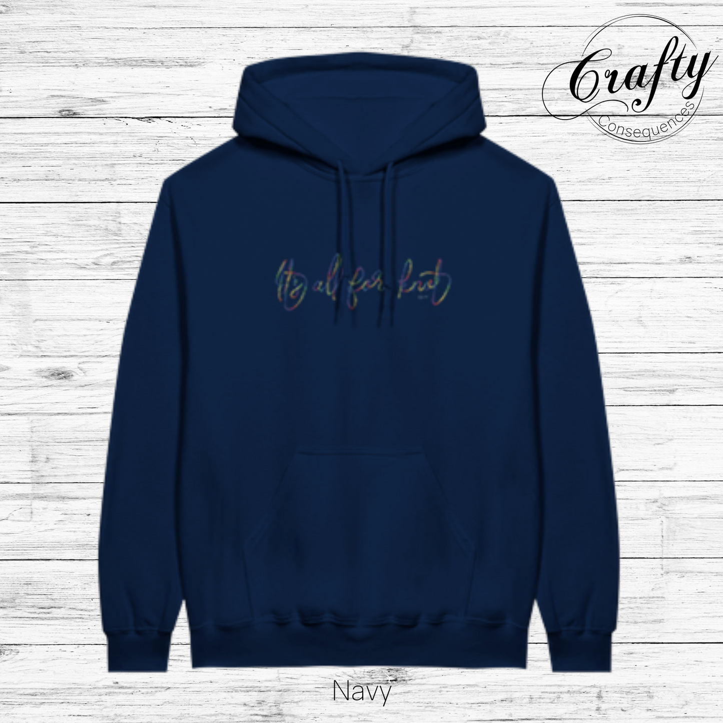It’s All for Knot – Rainbow Classic Unisex Pullover Hoodie