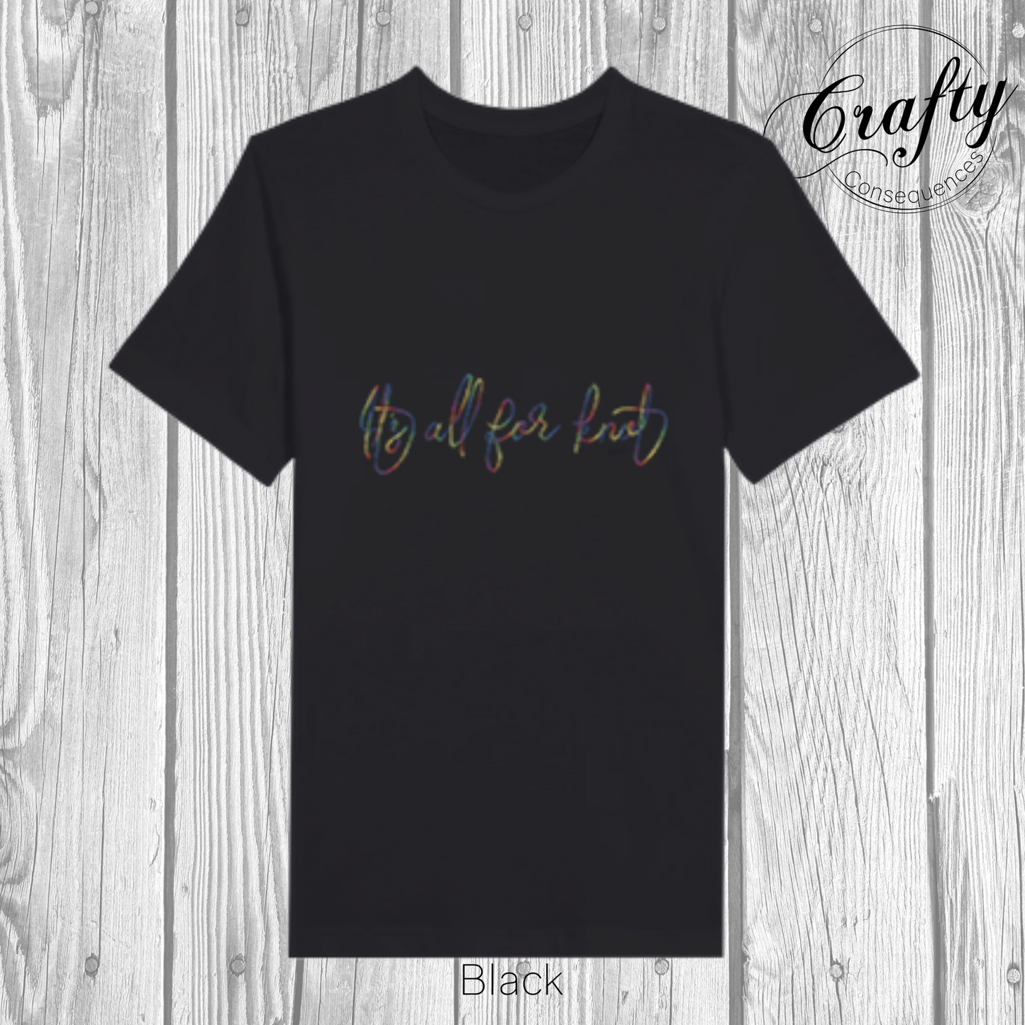 It’s All for Knot – Rainbow Premium Unisex Crewneck T-Shirt