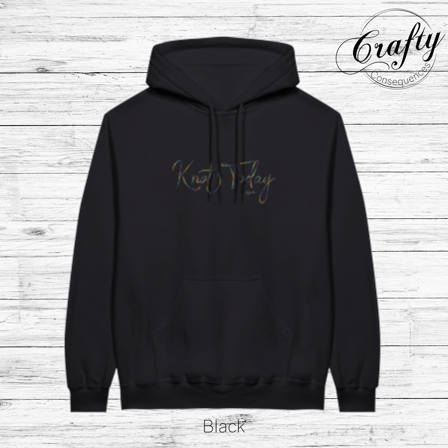 Knot Today β Classic Rainbow Unisex Pullover Hoodie