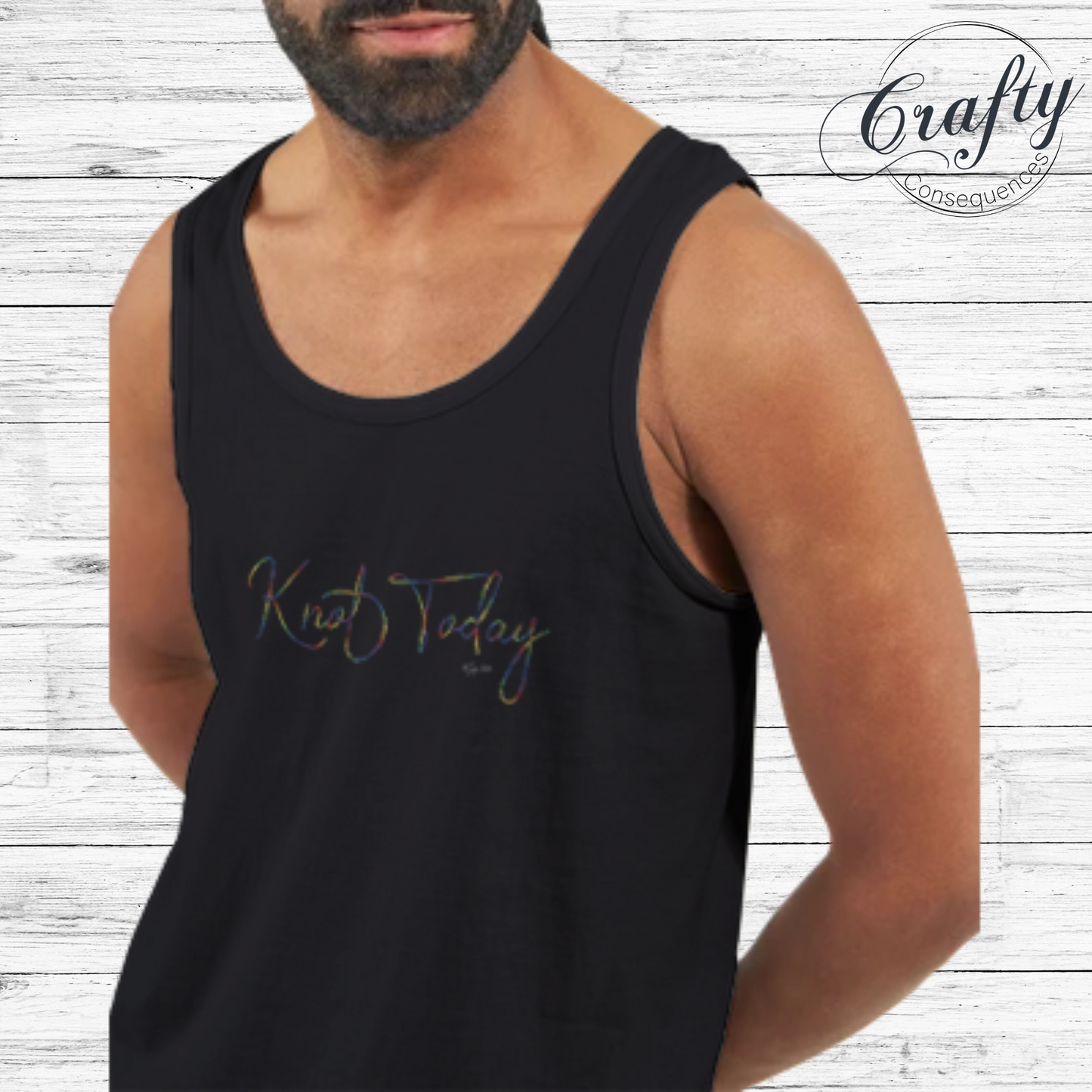 Knot Today β Rainbow Premium Unisex Tank Top