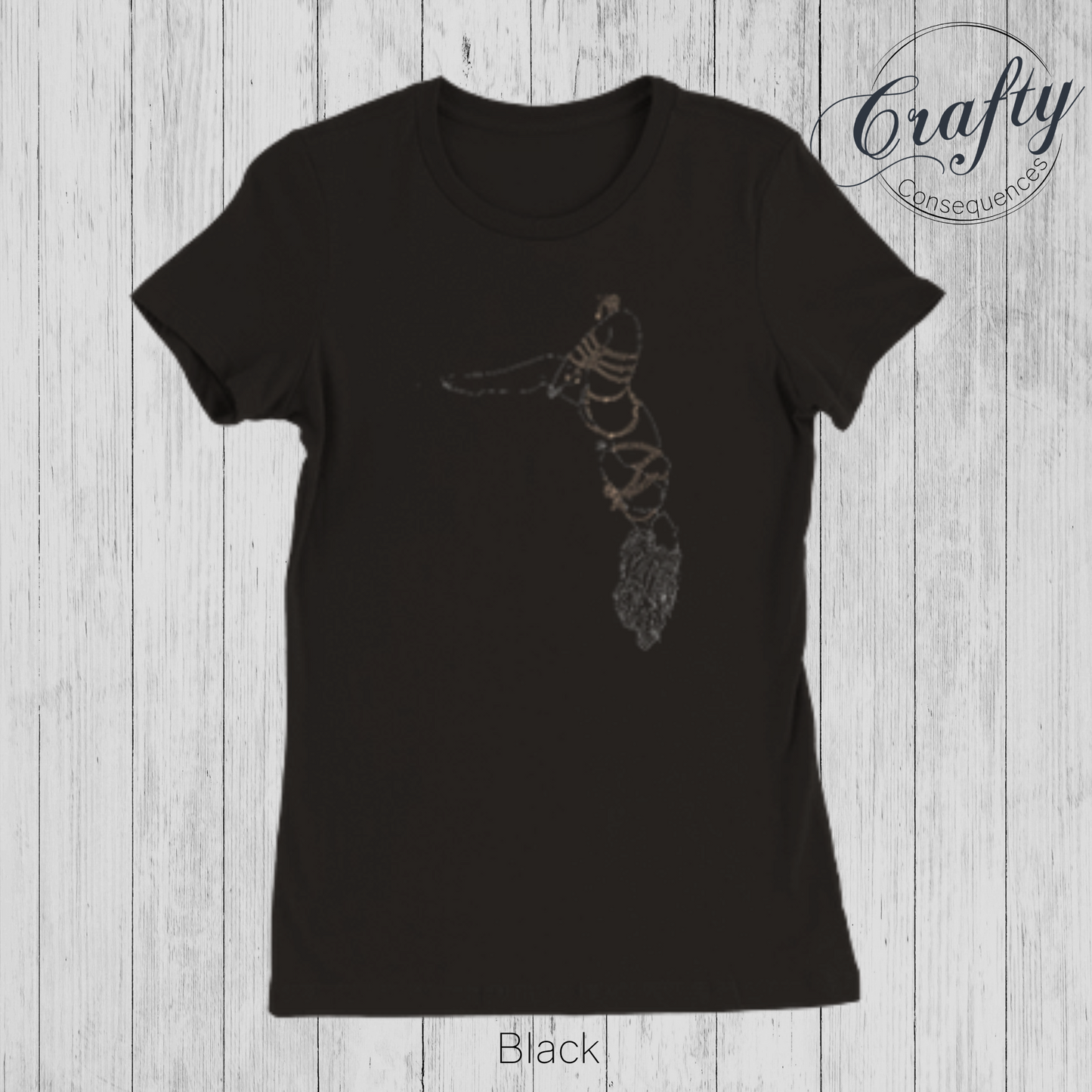Futomomo Shibari Drawing – Premium Women's Crewneck T-Shirt