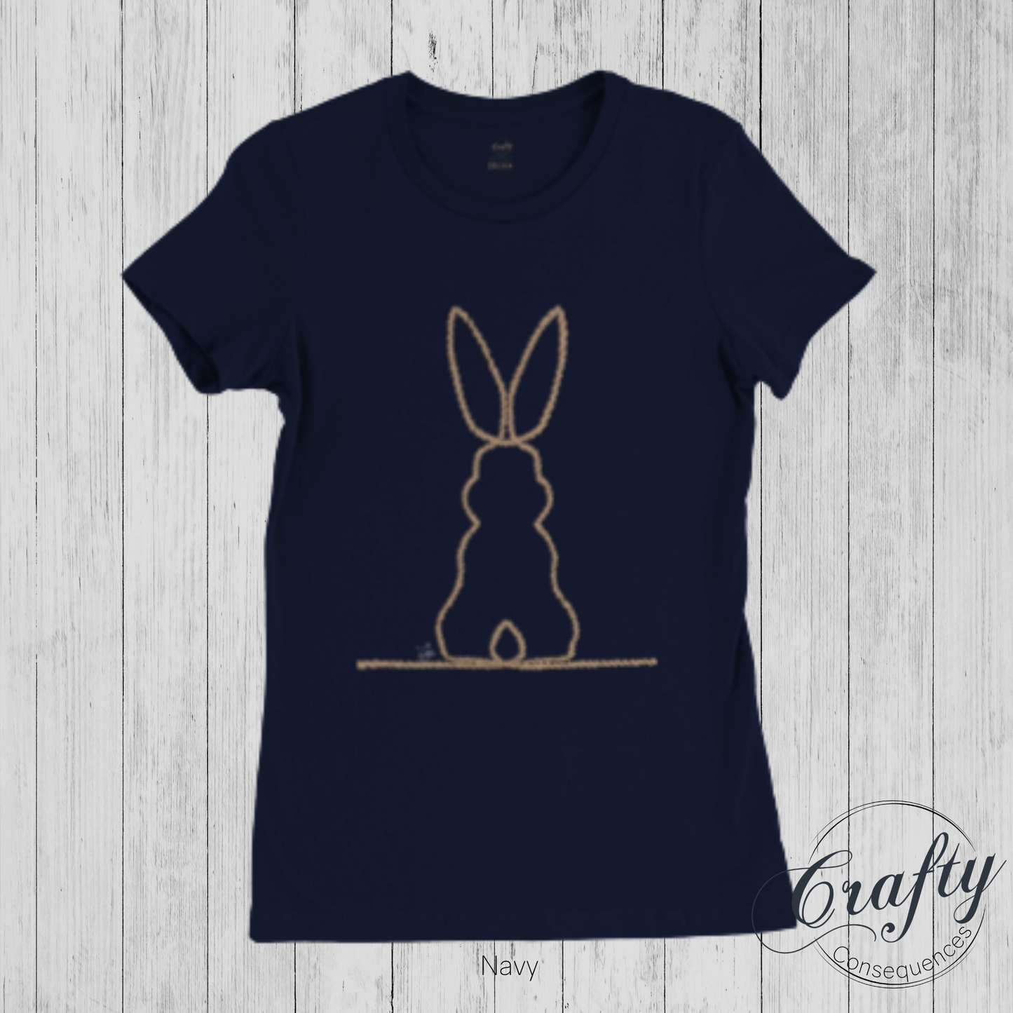Jute Subtle Rope Bunny v.2 Premium Womens Crewneck T-shirt
