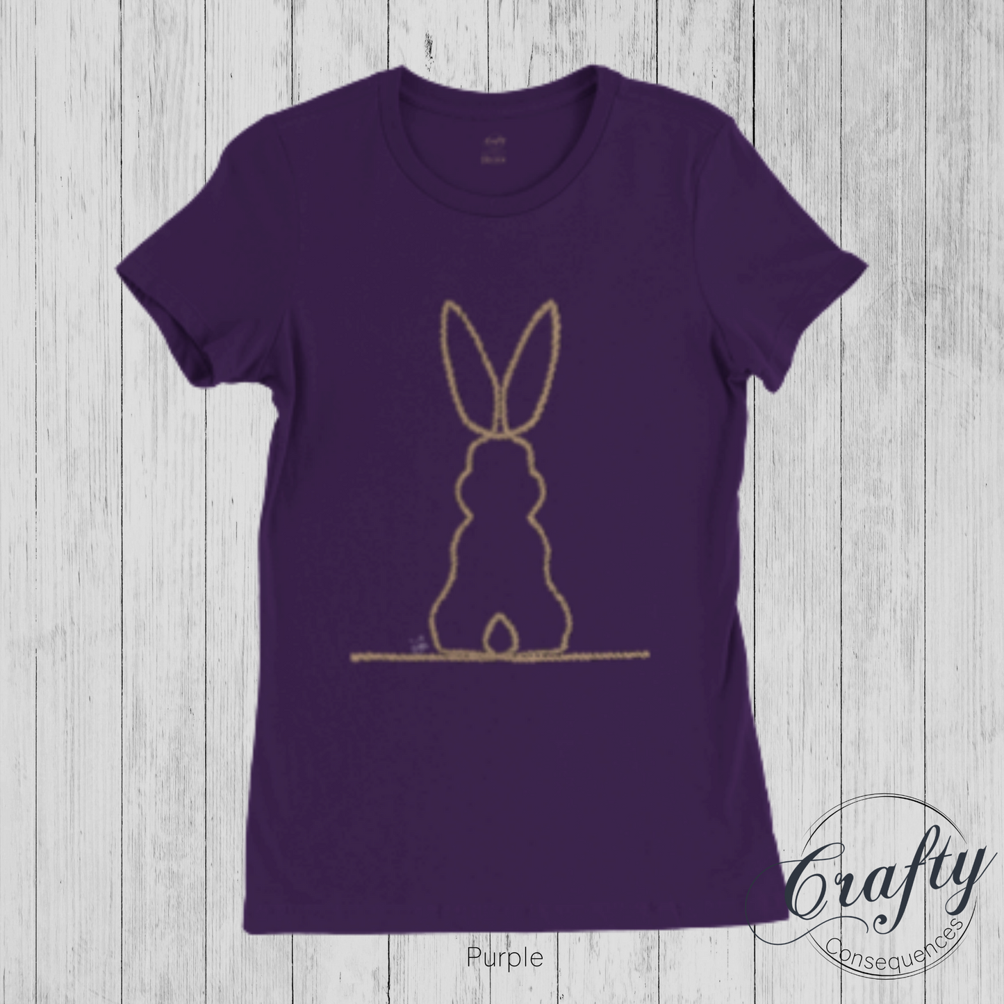 Jute Subtle Rope Bunny v.2 Premium Womens Crewneck T-shirt