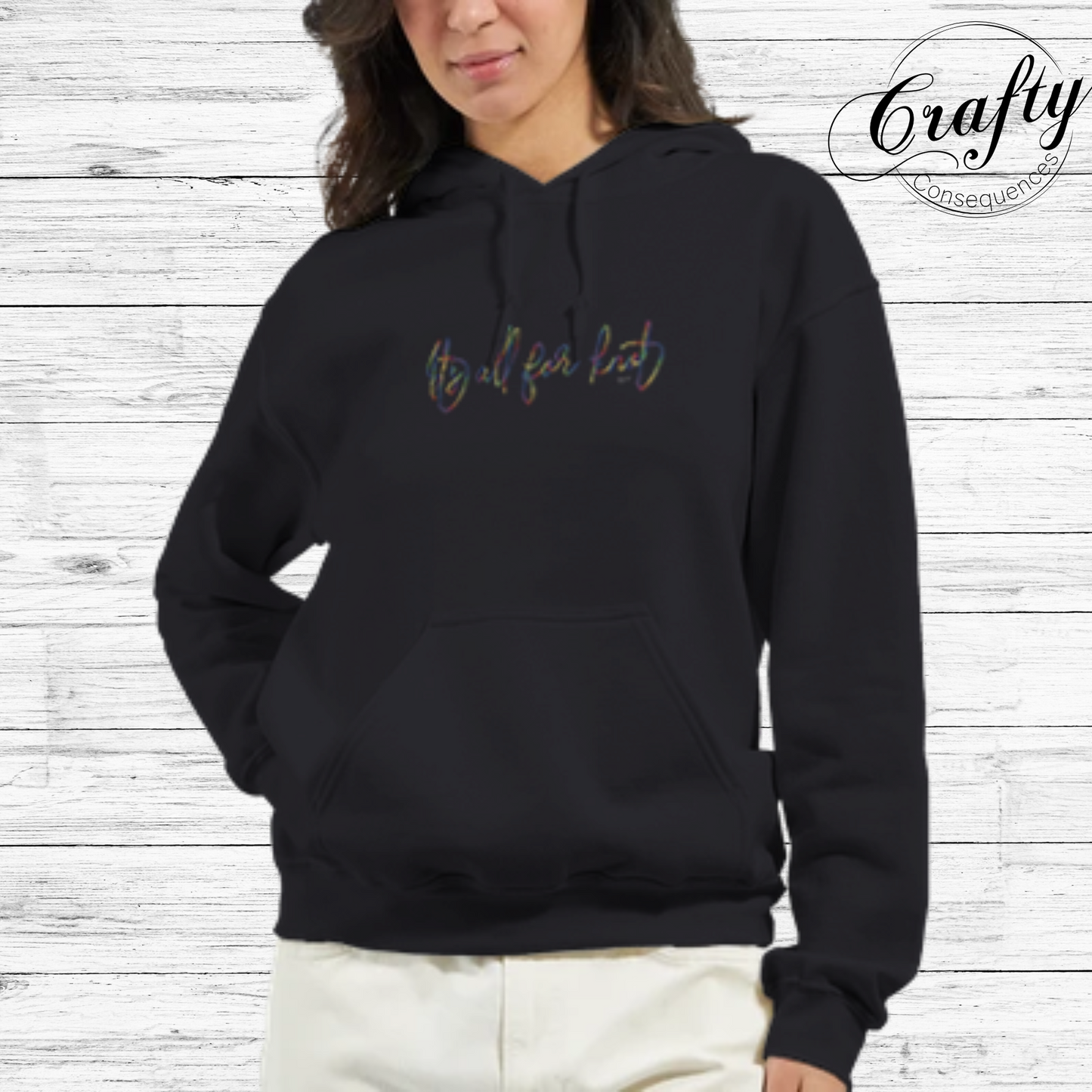 It’s All for Knot – Rainbow Classic Unisex Pullover Hoodie