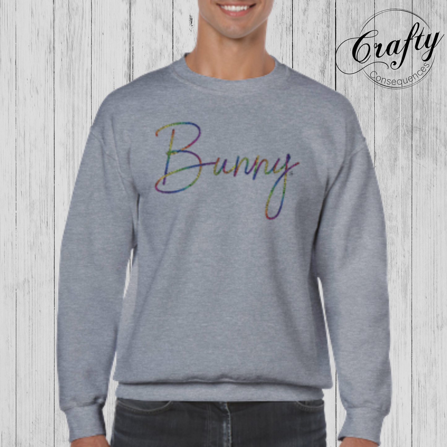 Bunny Rope β Classic Unisex Crewneck Sweatshirt