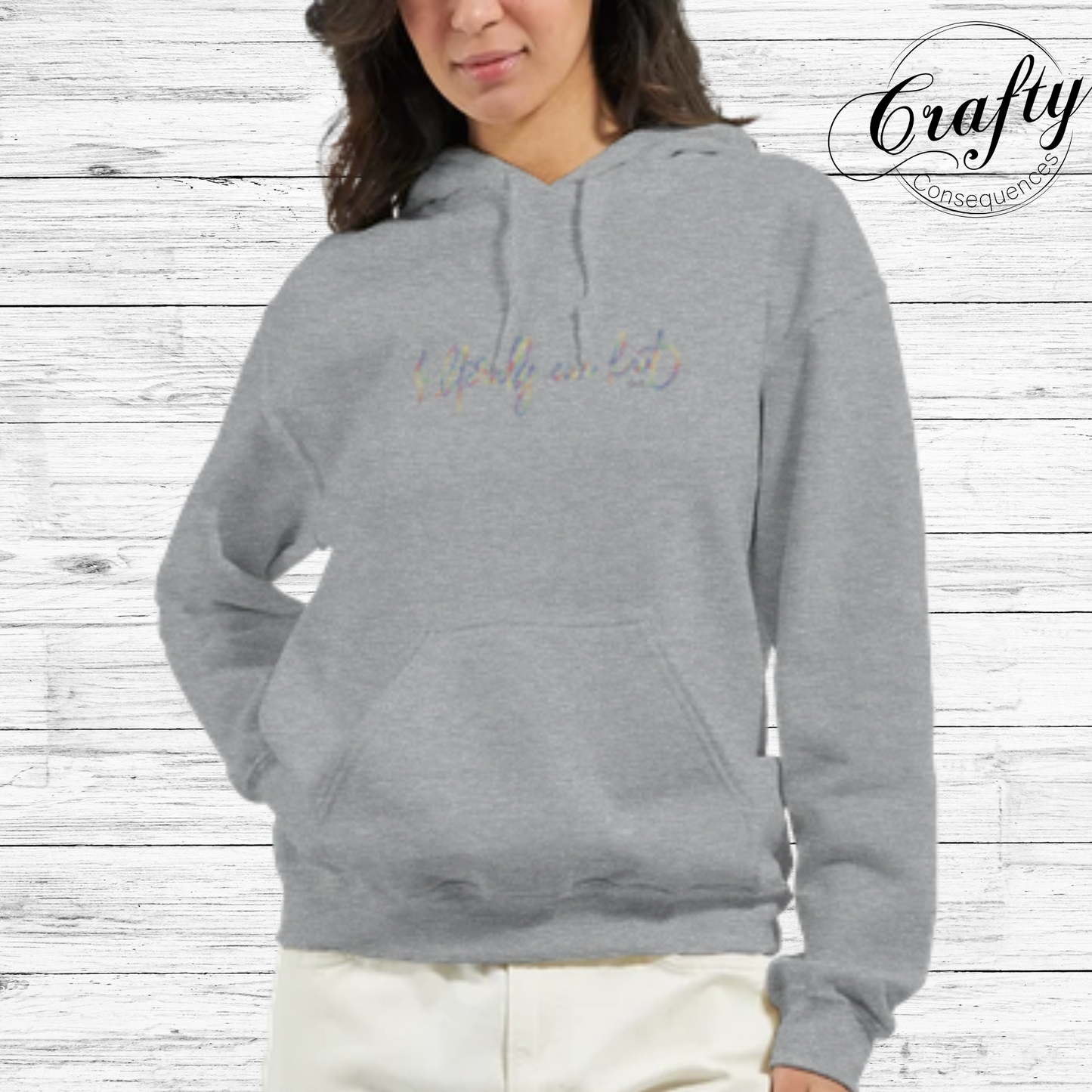 I Literally Can Knot – Rainbow Classic Unisex Pullover Hoodie