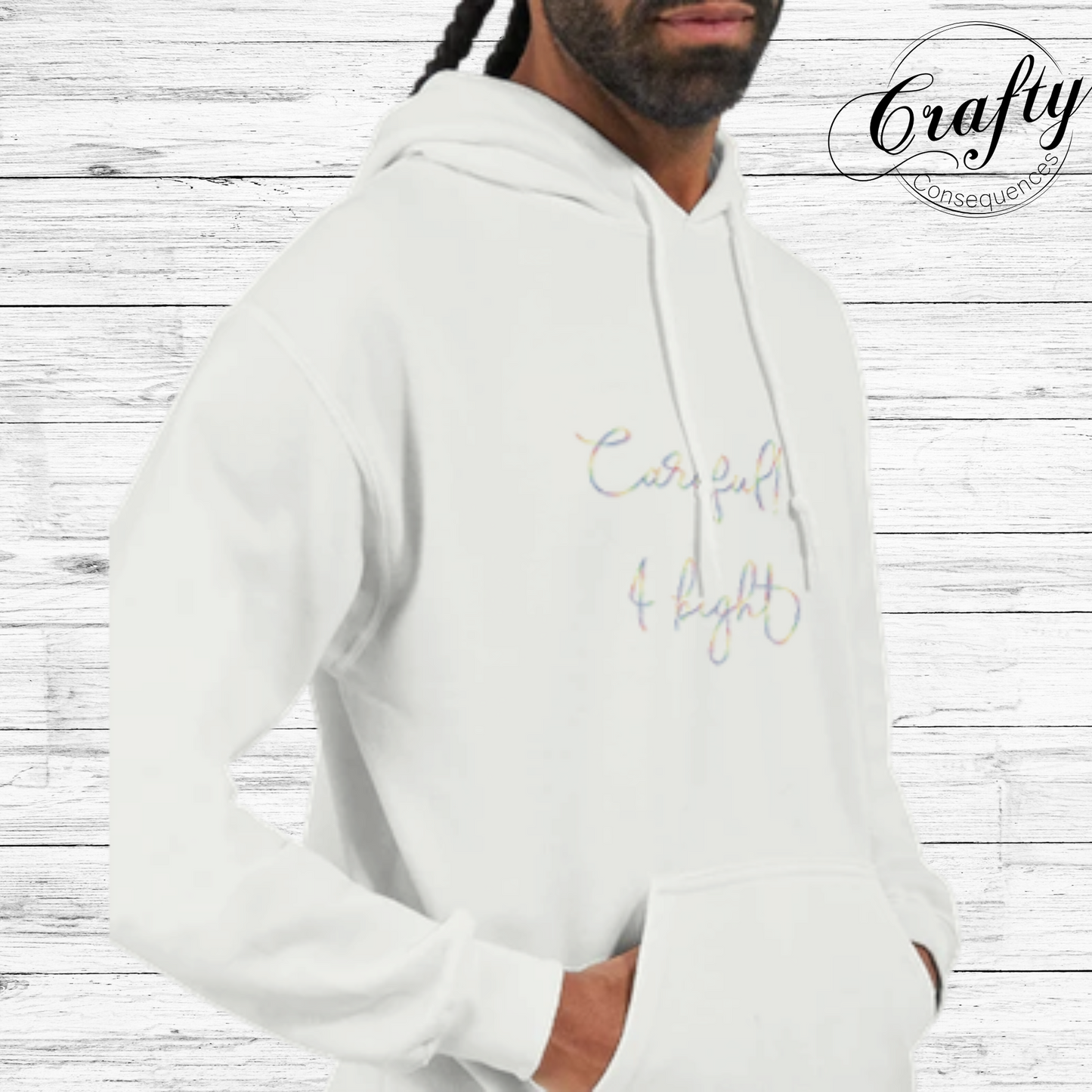 Careful, I Bite – Rainbow Classic Unisex Pullover Hoodie