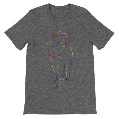 Subtle Rope Kitten V2 β Premium Unisex Crewneck T-Shirt