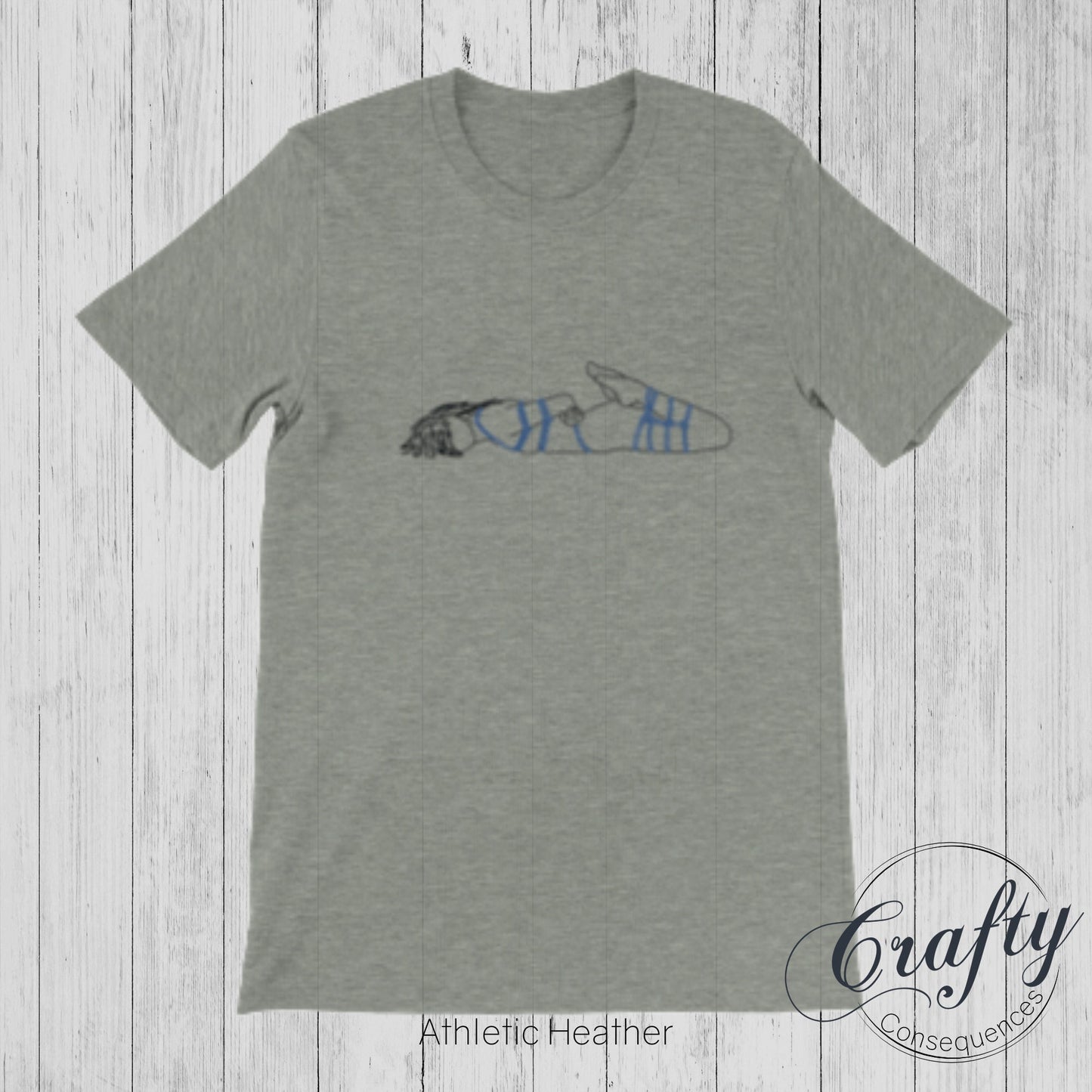 Hog Tie Rope Bondage Premium Unisex Crewneck T-shirt