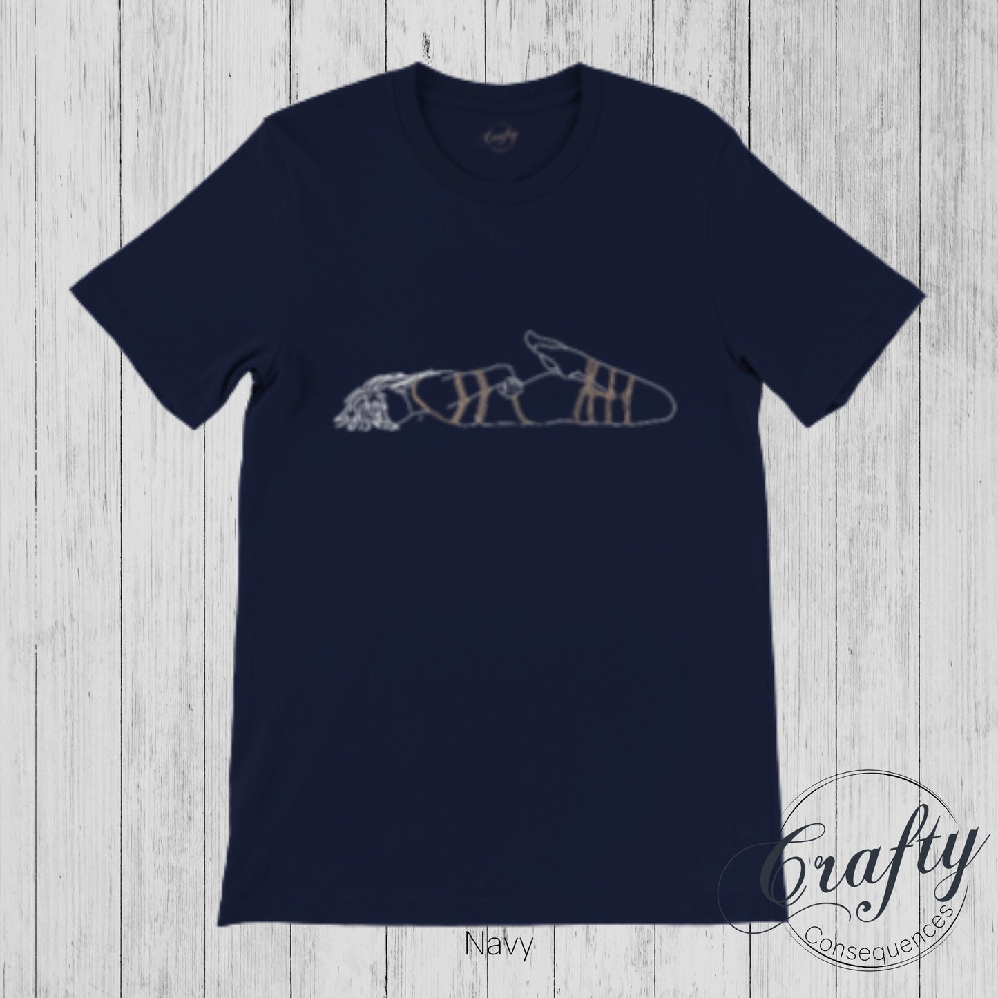 Hog Tie Rope Bondage Premium Unisex Crewneck T-shirt