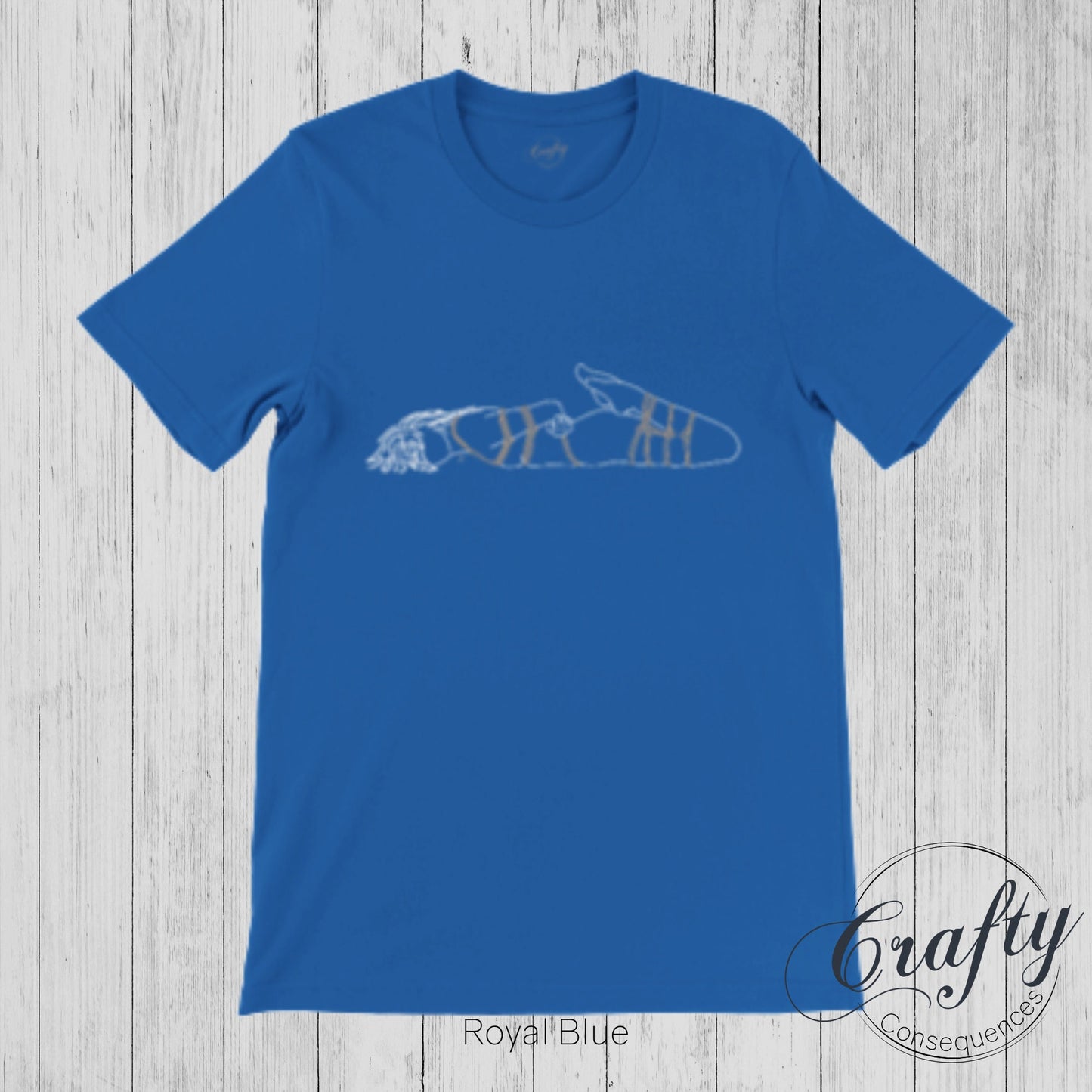 Hog Tie Rope Bondage Premium Unisex Crewneck T-shirt