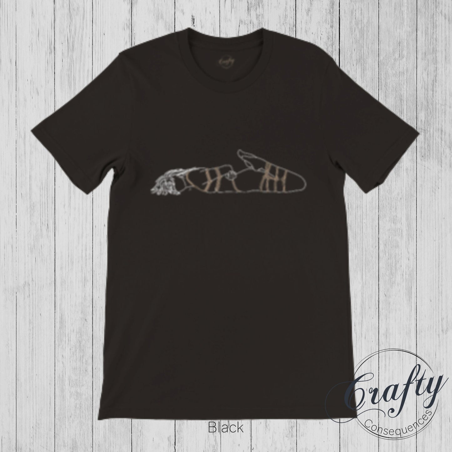 Hog Tie Rope Bondage Premium Unisex Crewneck T-shirt