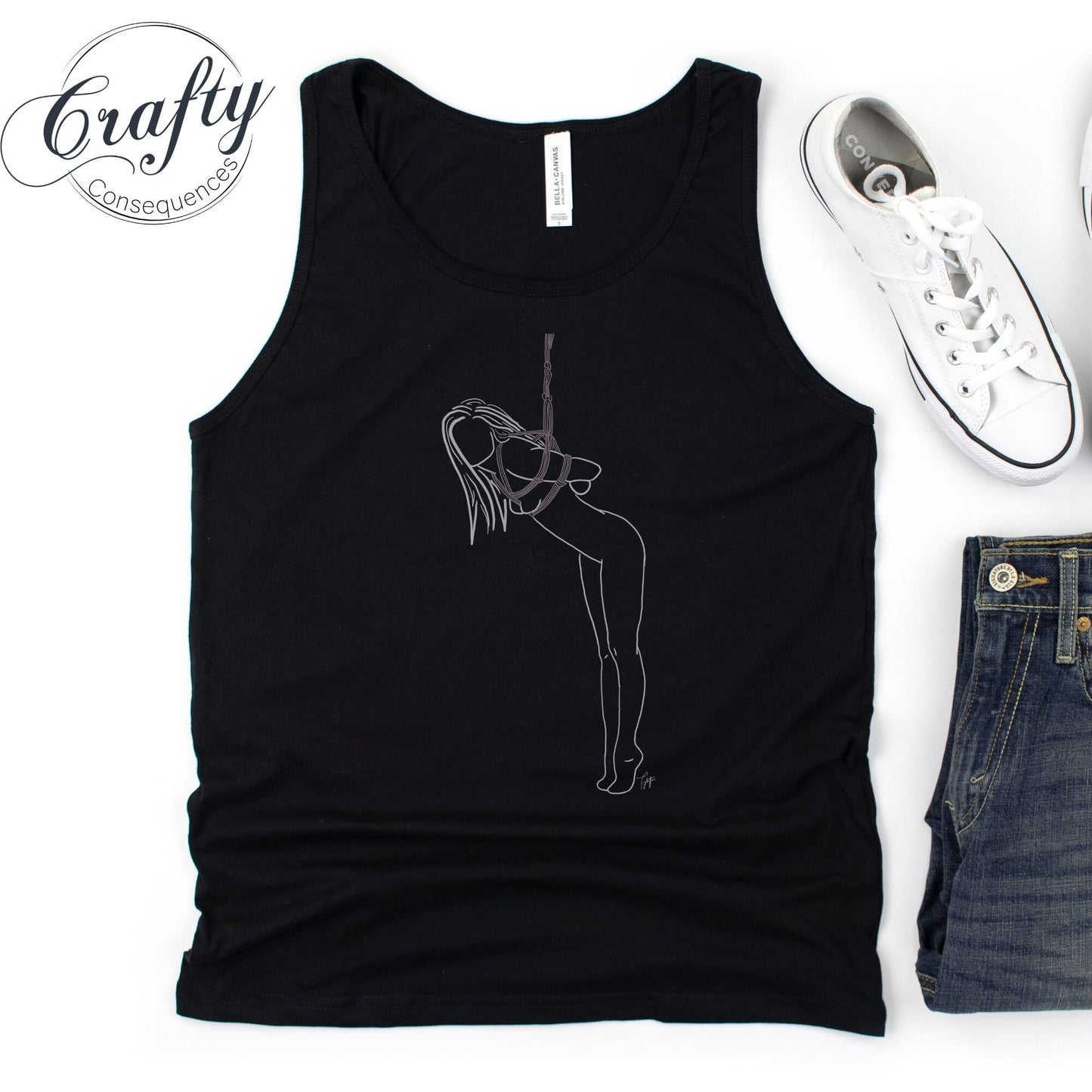 Tip Toes Partial Premium Unisex Tank Top