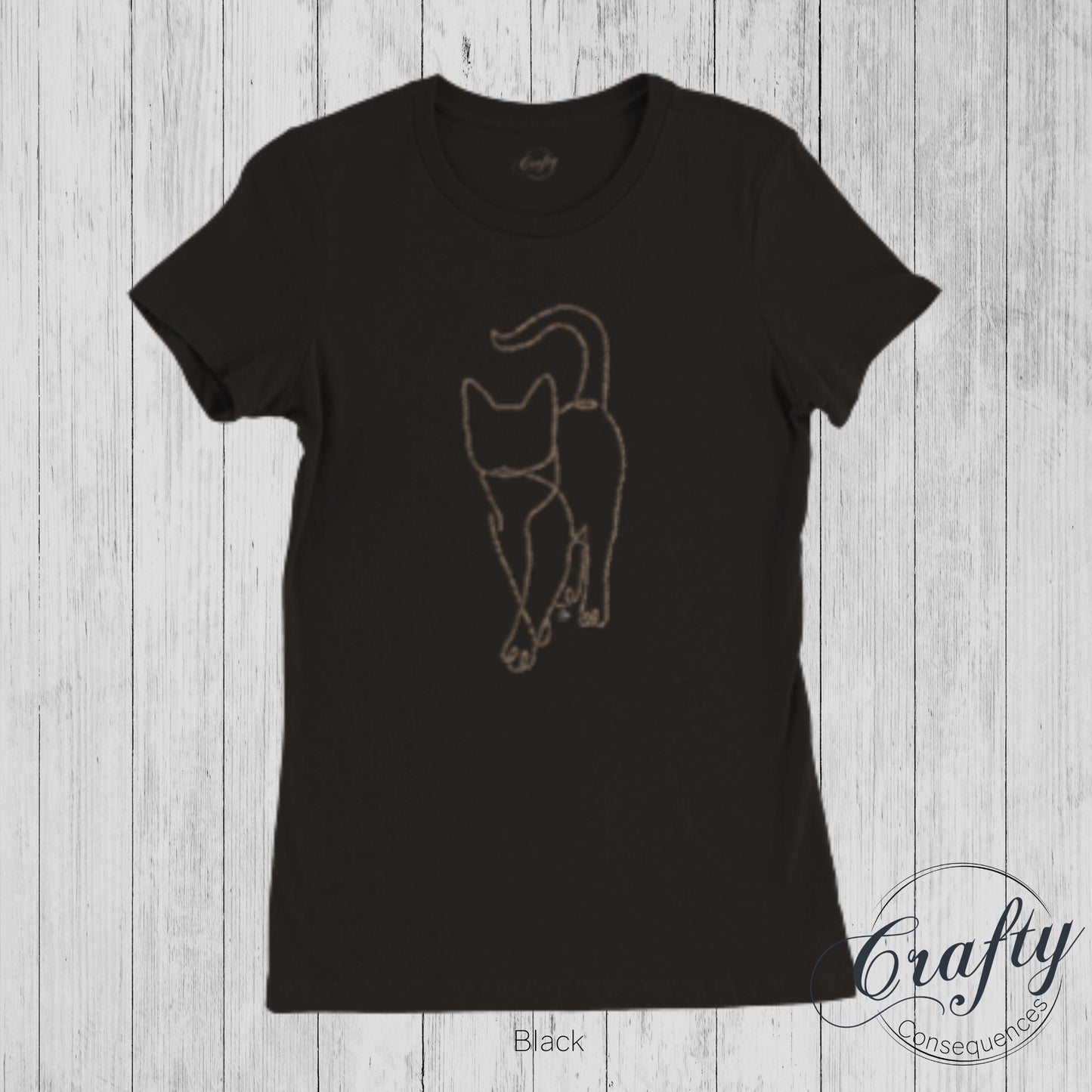 Subtle Rope Kitten v.2 Premium Womens Crewneck T-shirt