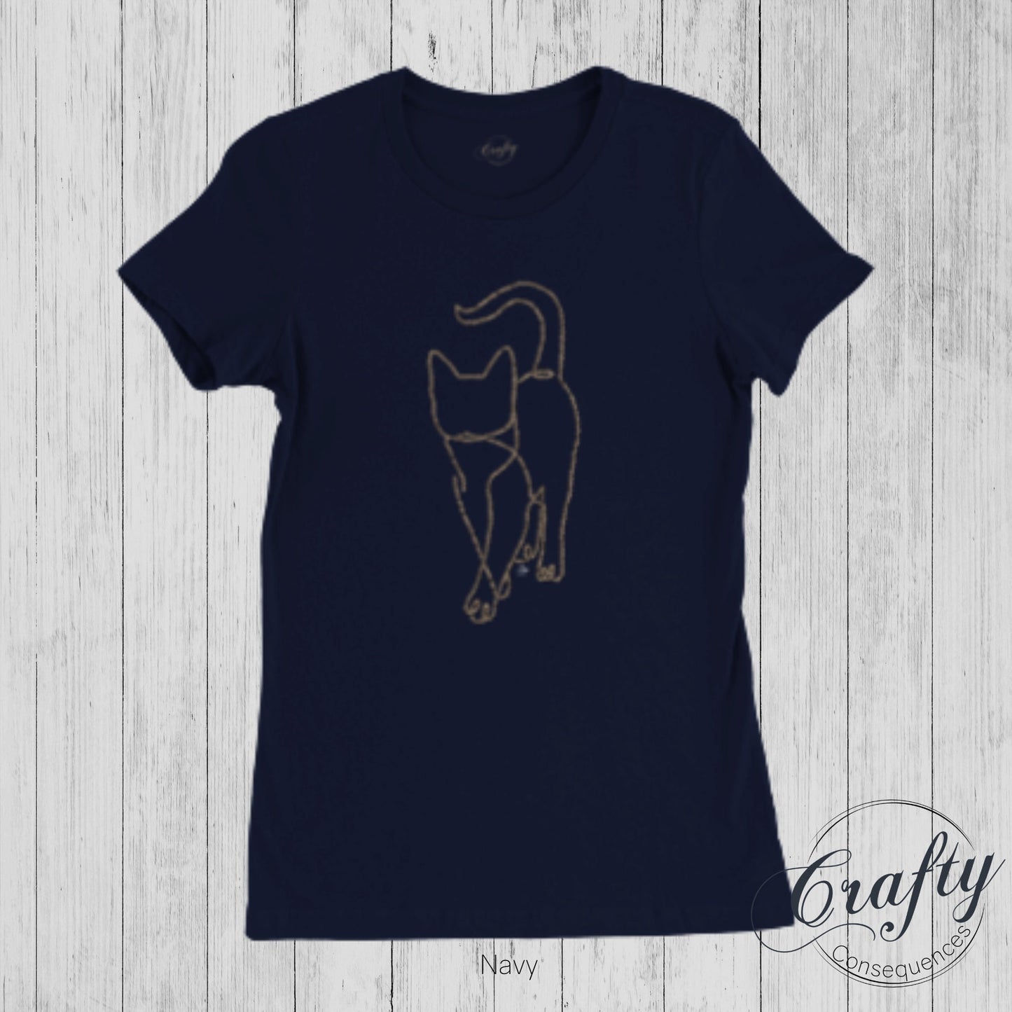 Subtle Rope Kitten v.2 Premium Womens Crewneck T-shirt
