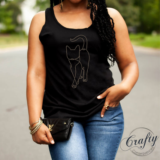 Subtle Rope Kitten v.2 Premium Unisex Tank Top