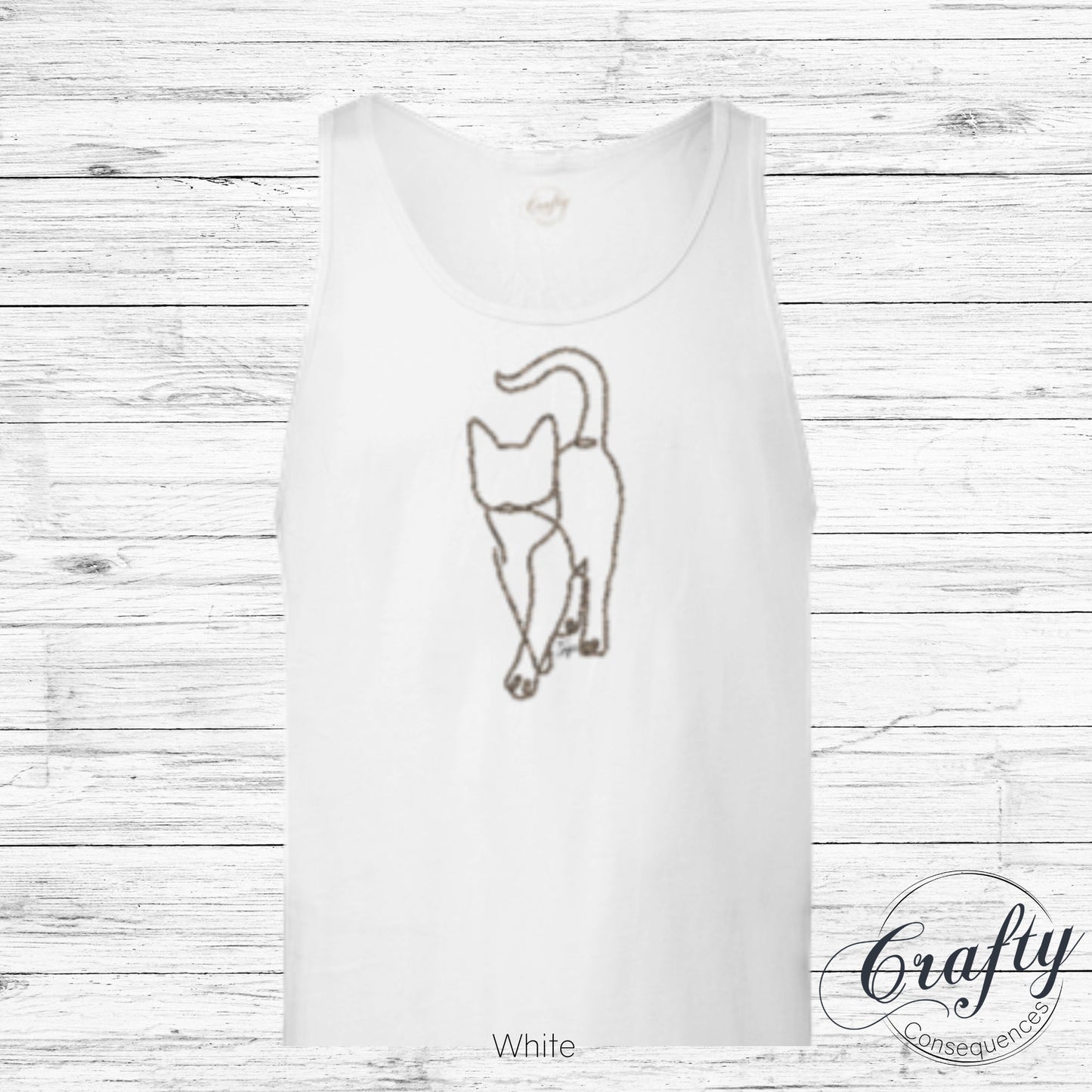 Subtle Rope Kitten v.2 Premium Unisex Tank Top