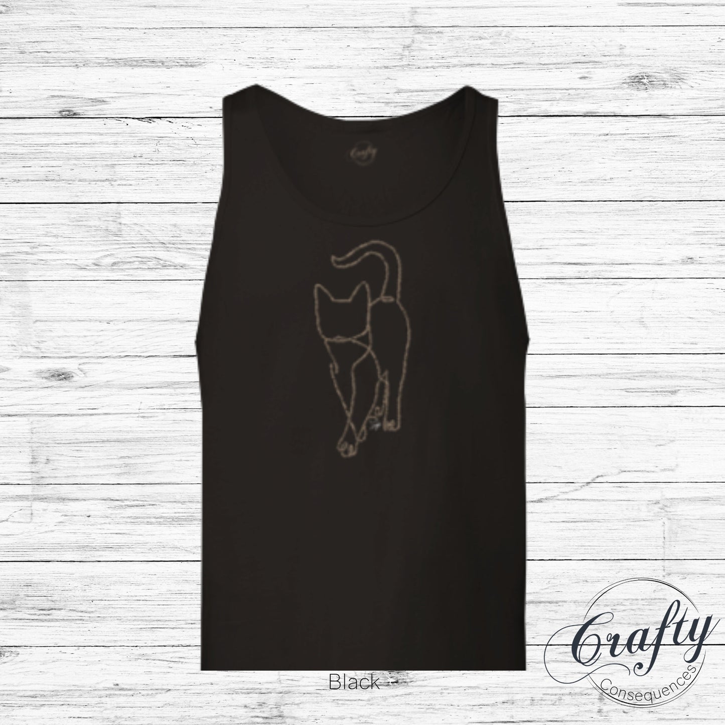 Subtle Rope Kitten v.2 Premium Unisex Tank Top