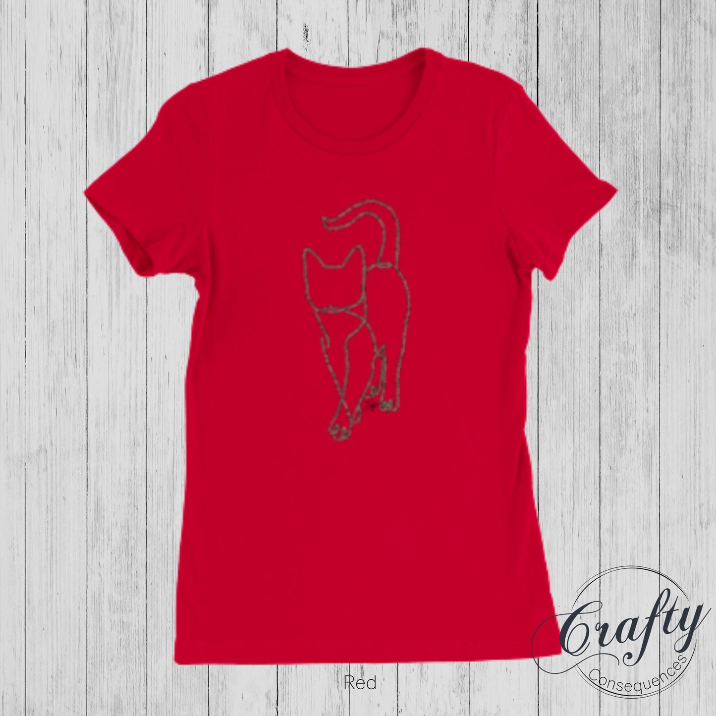 Subtle Rope Kitten v.2 Premium Womens Crewneck T-shirt