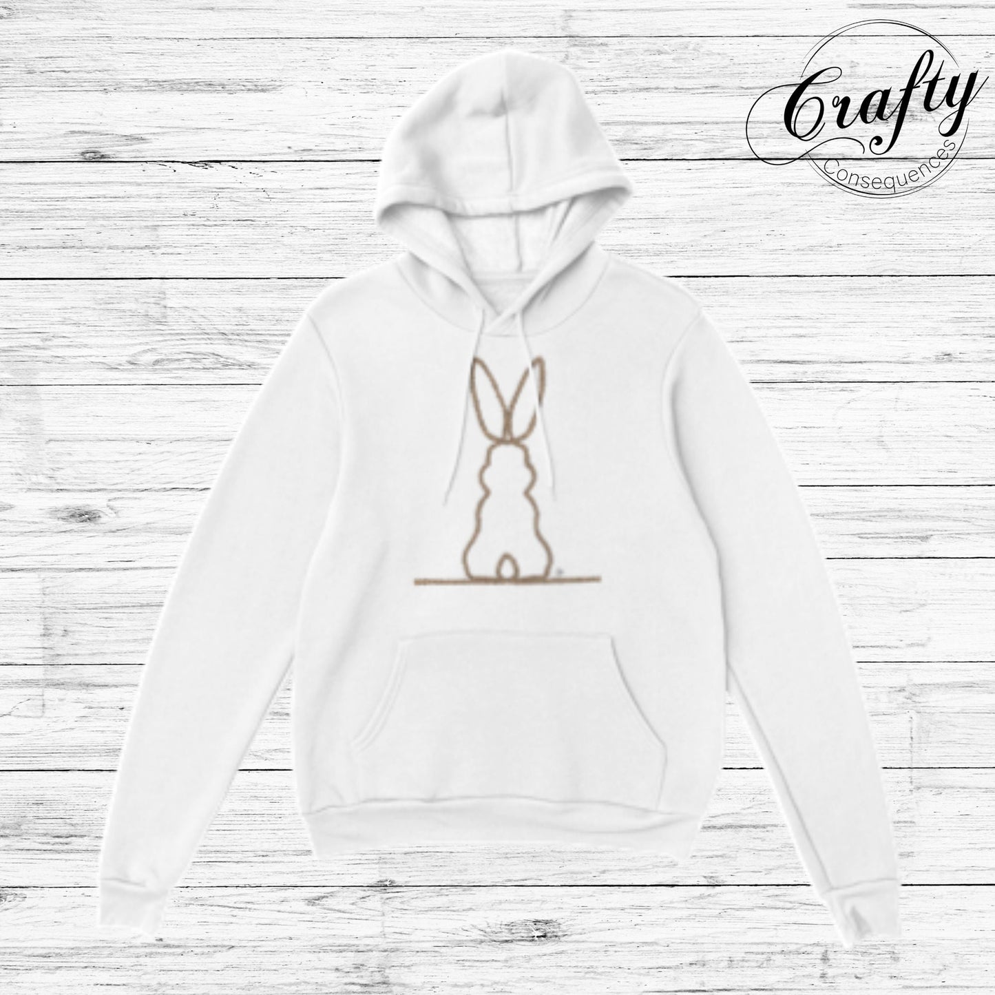 Jute Subtle Rope Bunny v2 Classic Unisex Pullover Hoodie