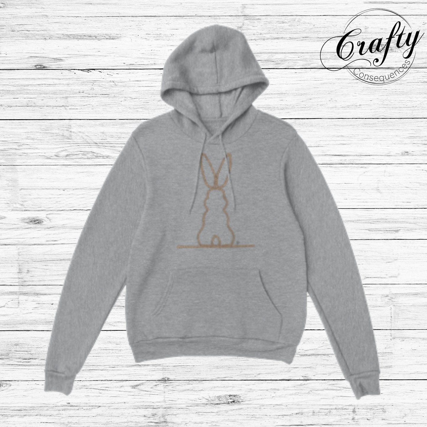 Jute Subtle Rope Bunny v2 Classic Unisex Pullover Hoodie