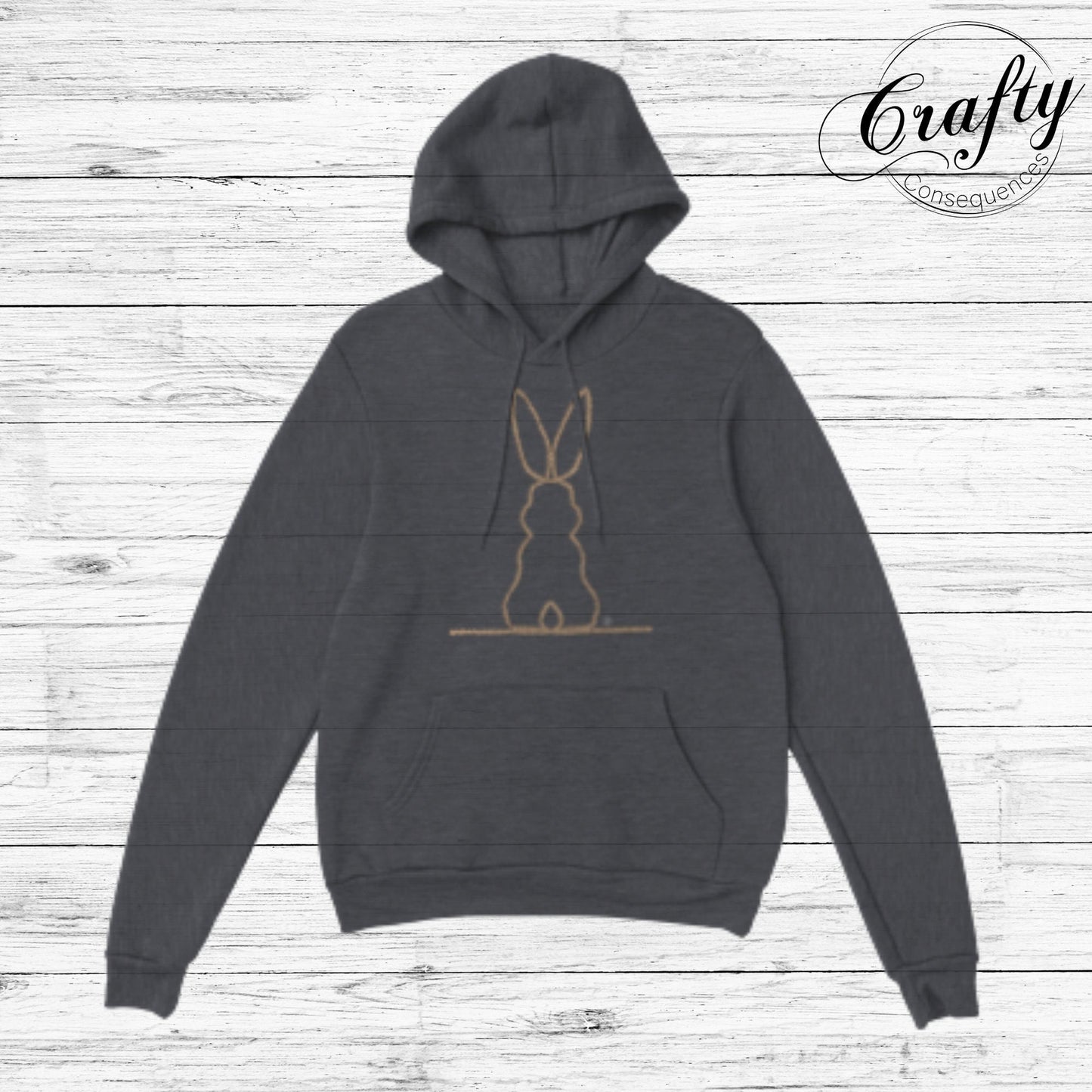 Jute Subtle Rope Bunny v2 Classic Unisex Pullover Hoodie