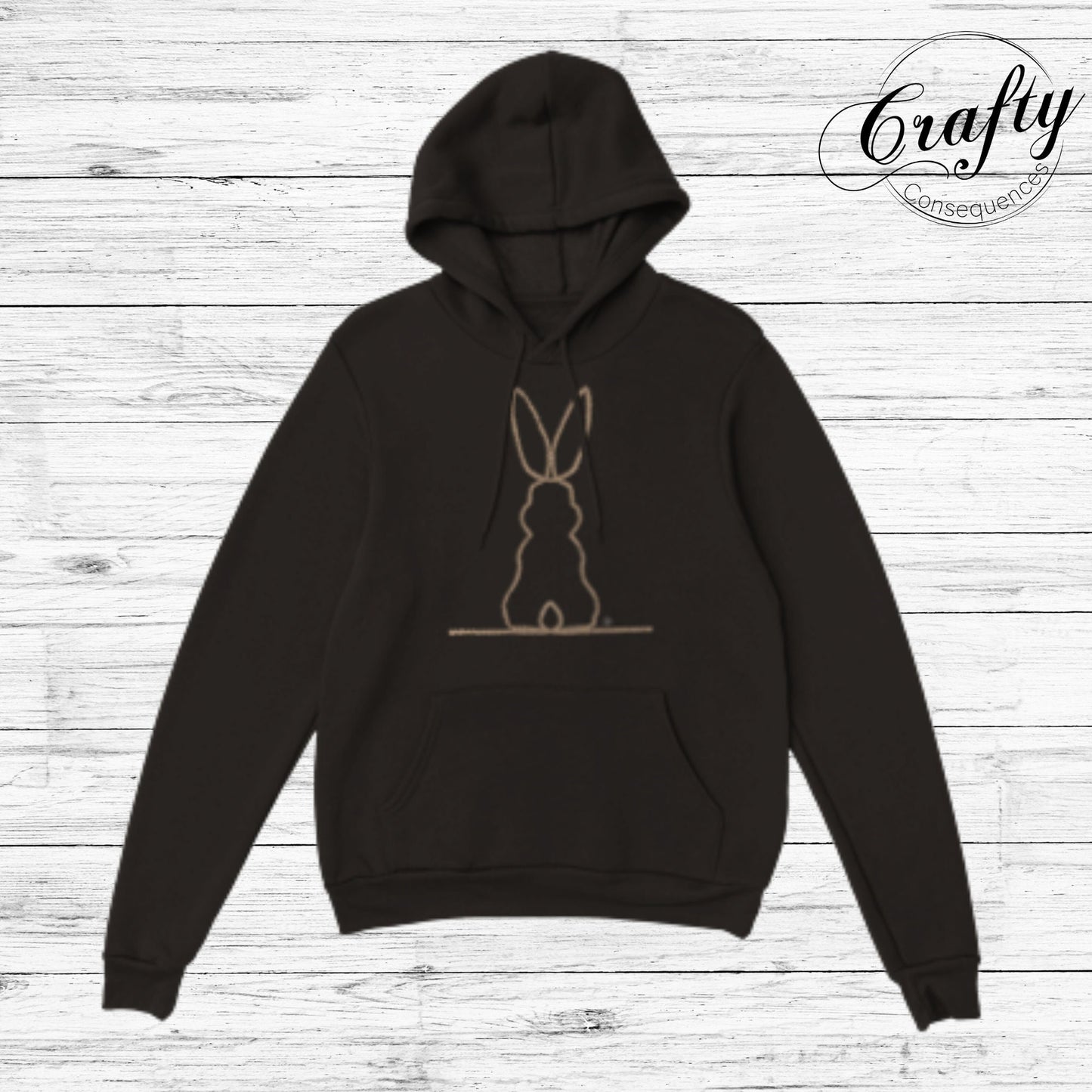 Jute Subtle Rope Bunny v2 Classic Unisex Pullover Hoodie