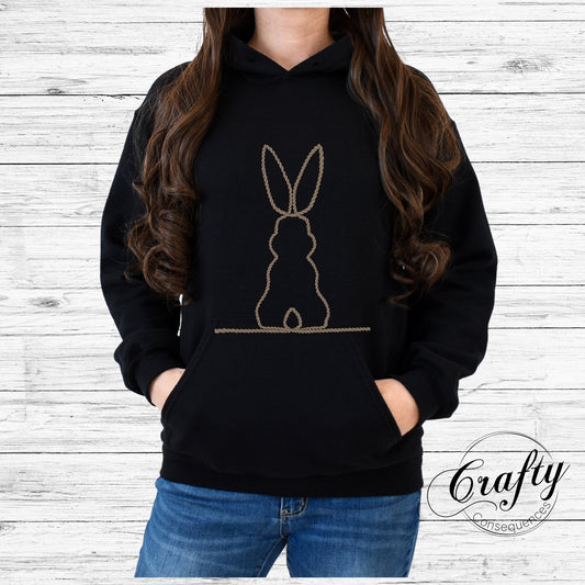 Jute Subtle Rope Bunny v2 Classic Unisex Pullover Hoodie