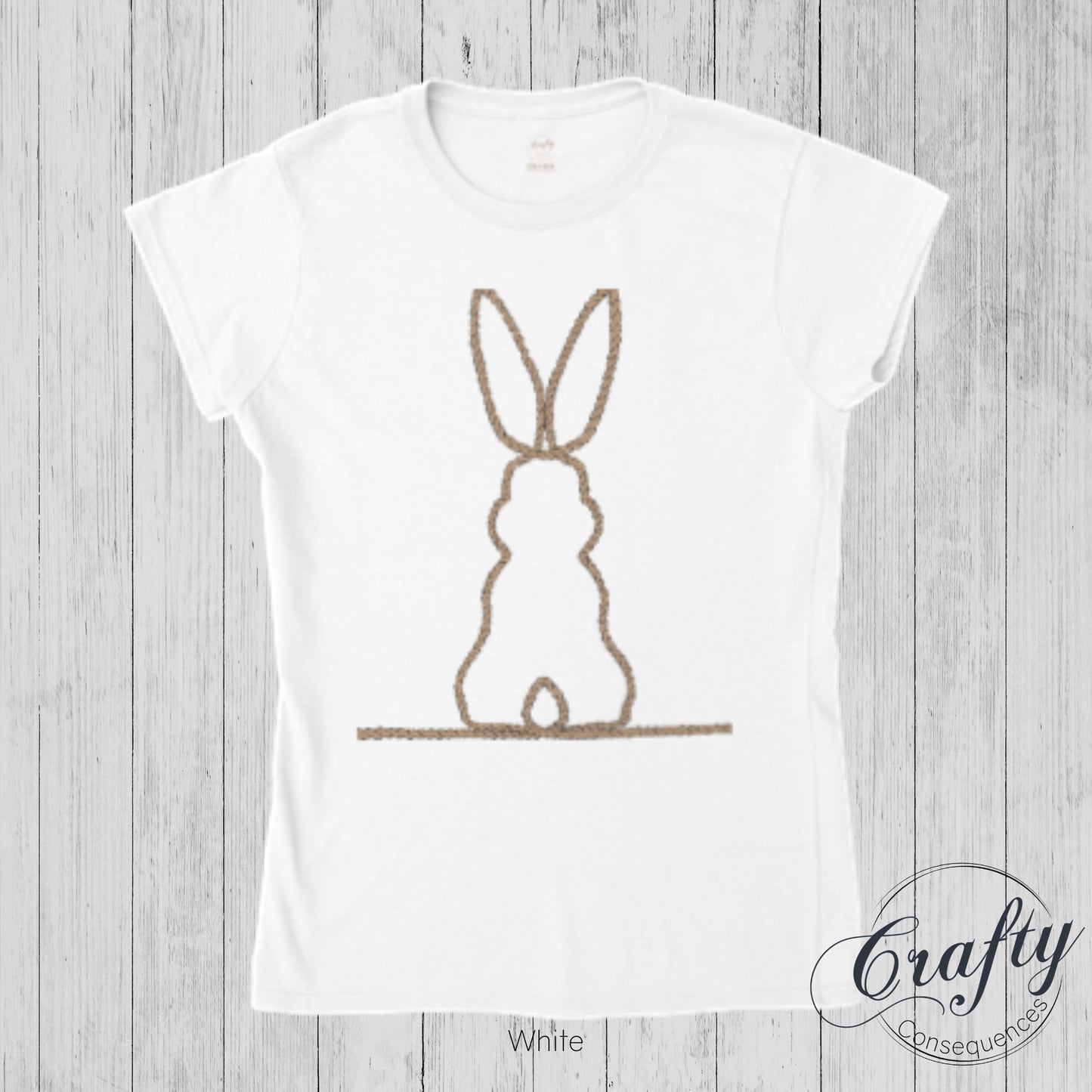Jute Subtle Rope Bunny v.2 Women's Classic Crew Neck