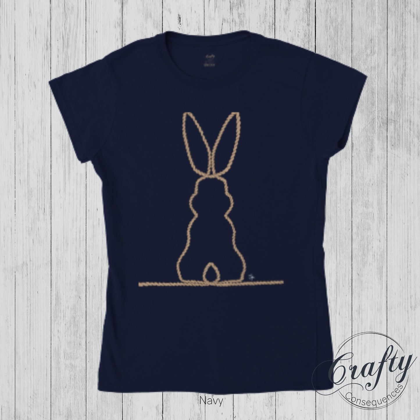 Jute Subtle Rope Bunny v.2 Women's Classic Crew Neck