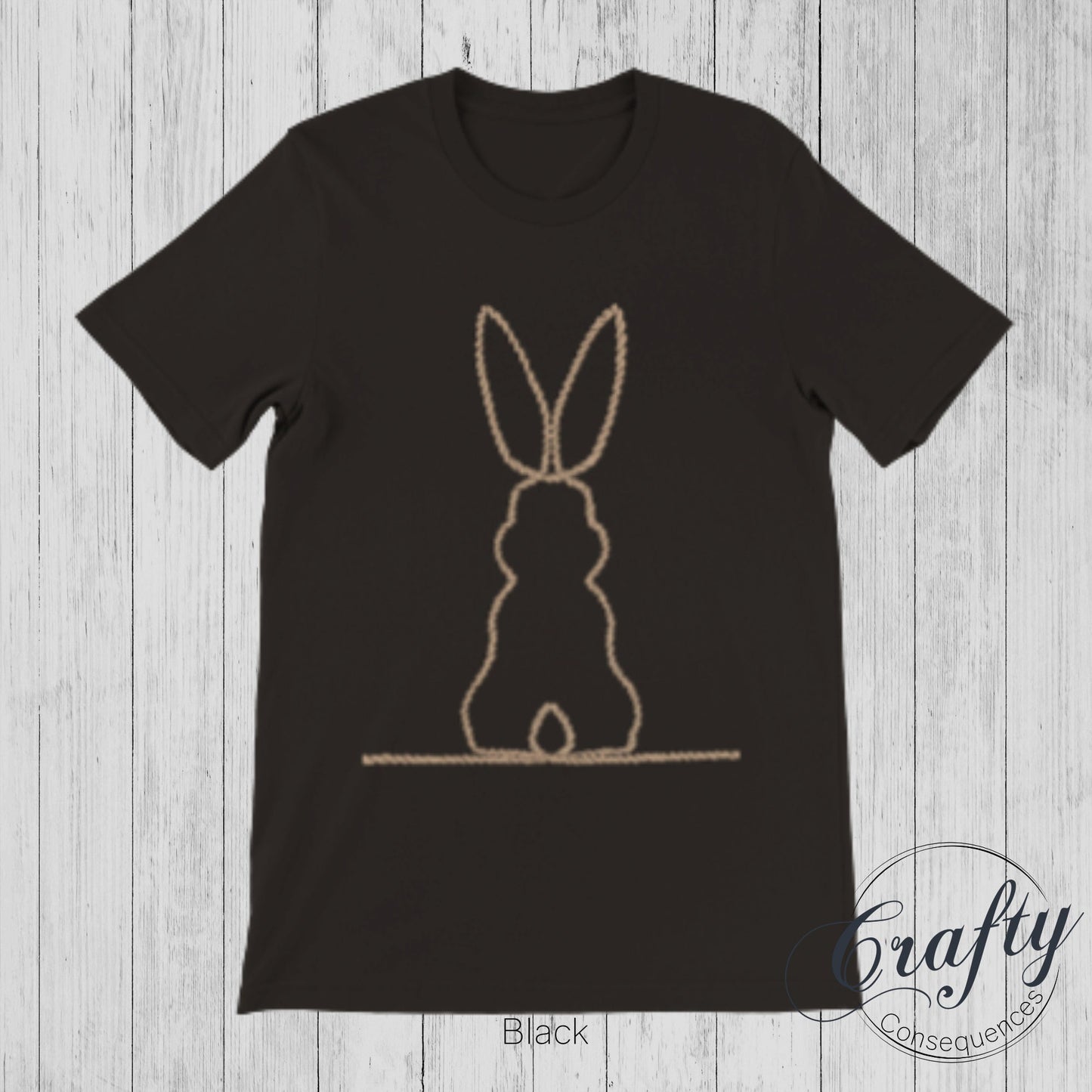 Jute Subtle Rope Bunny v2 Premium Unisex Crewneck T-shirt