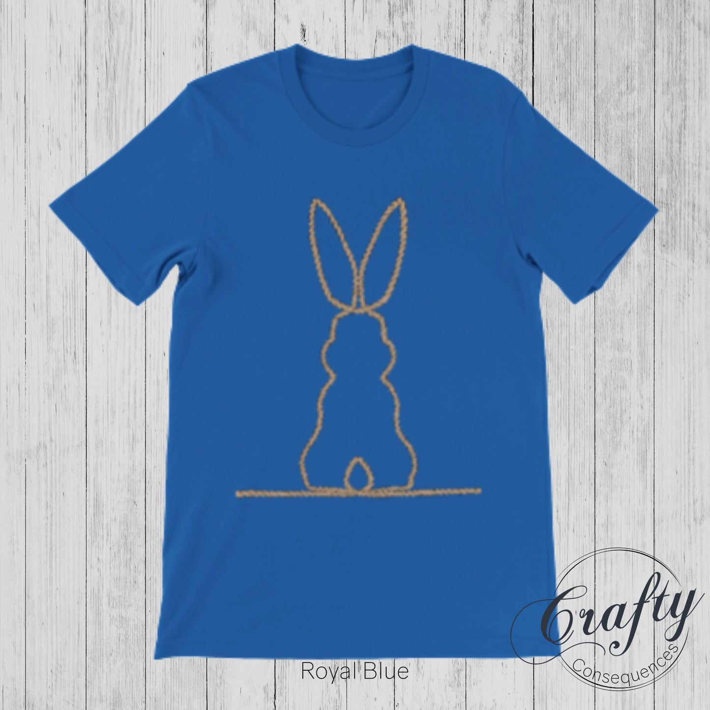 Jute Subtle Rope Bunny v2 Premium Unisex Crewneck T-shirt