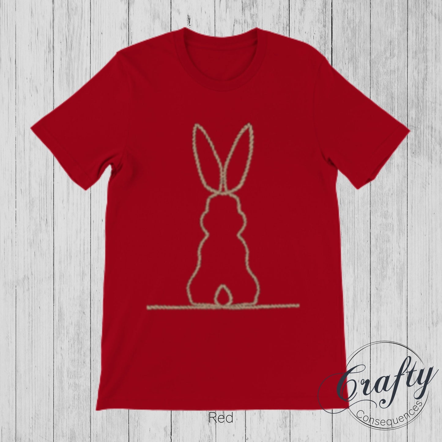 Jute Subtle Rope Bunny v2 Premium Unisex Crewneck T-shirt