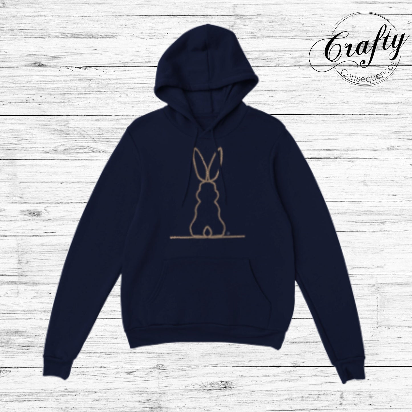 Jute Subtle Rope Bunny v2 Classic Unisex Pullover Hoodie