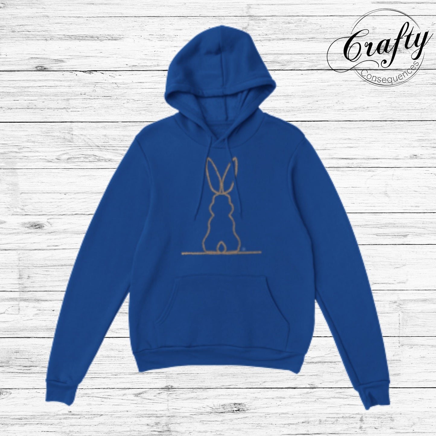 Jute Subtle Rope Bunny v2 Classic Unisex Pullover Hoodie