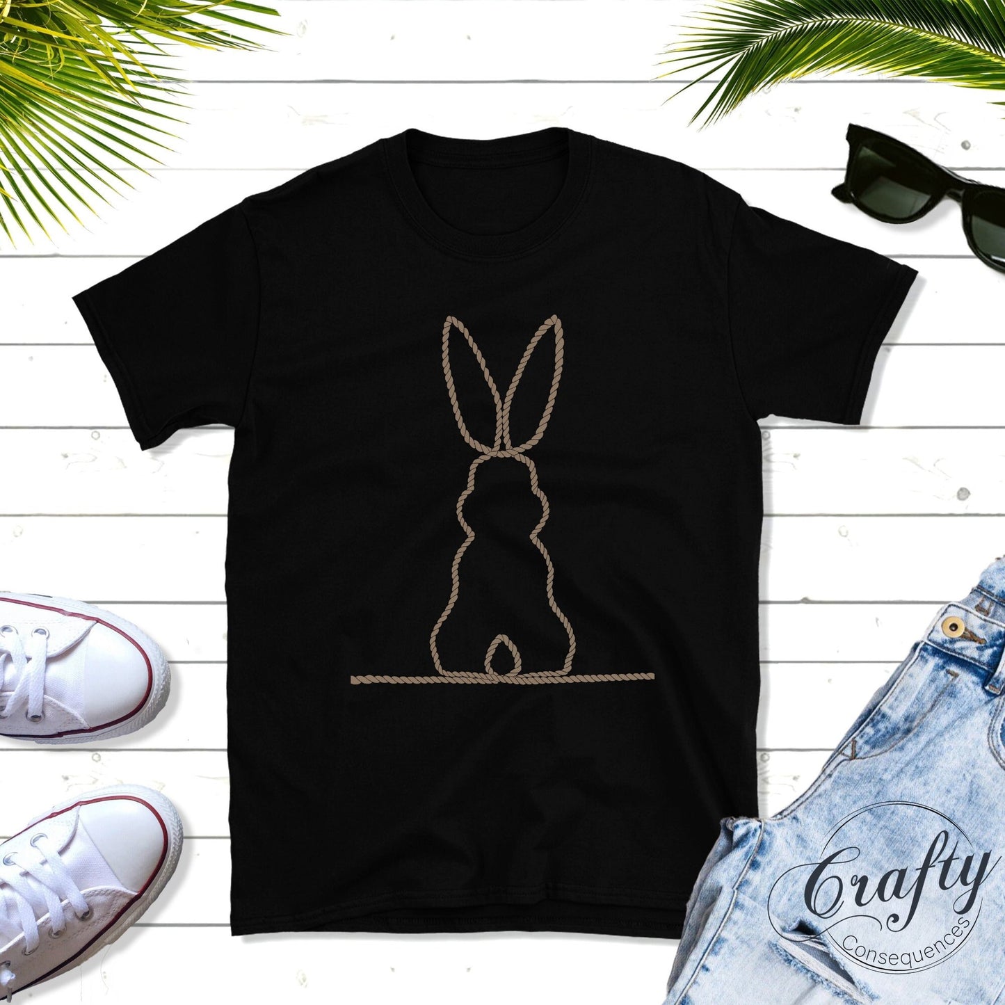 Jute Subtle Rope Bunny v.2 Women's Classic Crew Neck