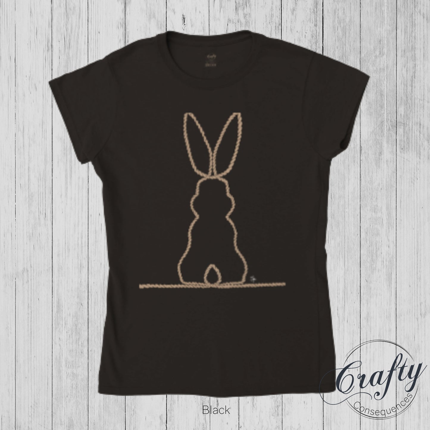 Jute Subtle Rope Bunny v.2 Women's Classic Crew Neck