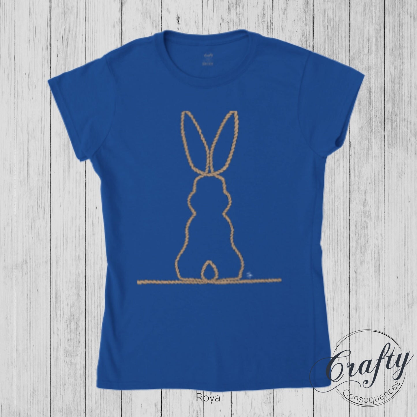 Jute Subtle Rope Bunny v.2 Women's Classic Crew Neck