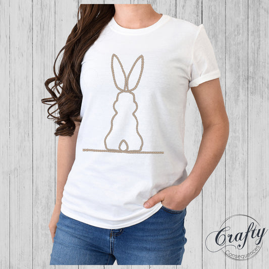 Jute Subtle Rope Bunny v.2 Women's Classic Crew Neck