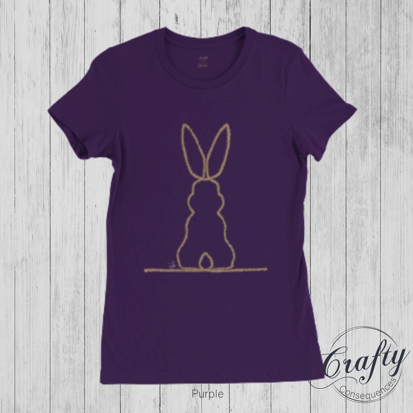 Jute Subtle Rope Bunny v.2 Premium Womens Crewneck T-shirt