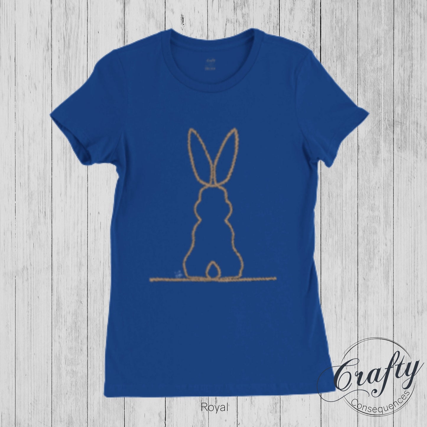 Jute Subtle Rope Bunny v.2 Premium Womens Crewneck T-shirt