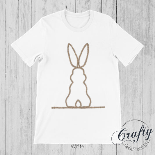 Jute Subtle Rope Bunny v2 Premium Unisex Crewneck T-shirt