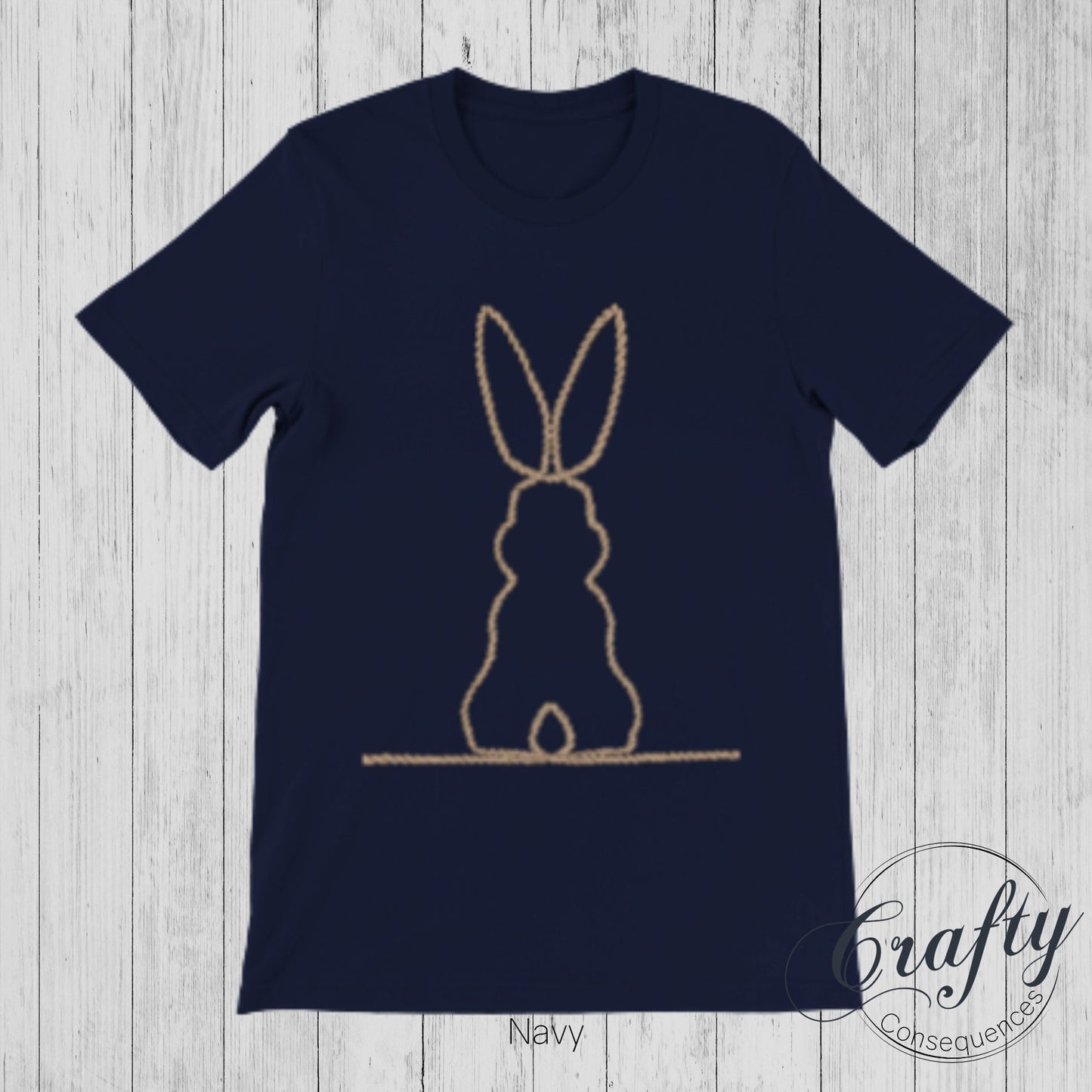 Jute Subtle Rope Bunny v2 Premium Unisex Crewneck T-shirt