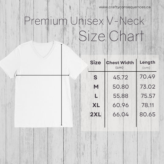 Rainbow Subtle Bunny v2 Premium Unisex V-Neck T-shirt