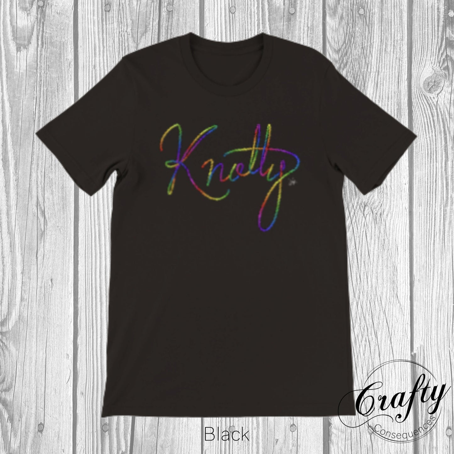 Rainbow Knotty Rope Premium Unisex Crewneck T-shirt